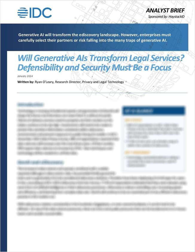 Generative AI will transform the eDiscovery landscape. However, enterprises must carefully select their partners or risk falling into the many traps of generative AI. Download this brief to learn more.